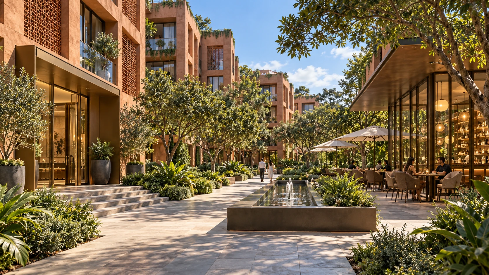 Copper Court — architectural concept, view 2